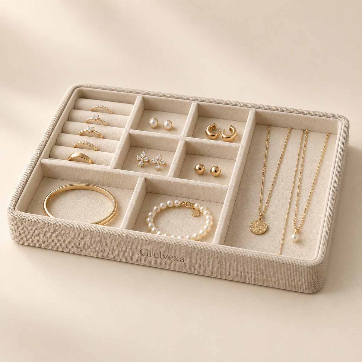 Grelvexa Elara Jewelry Organizer Tray
