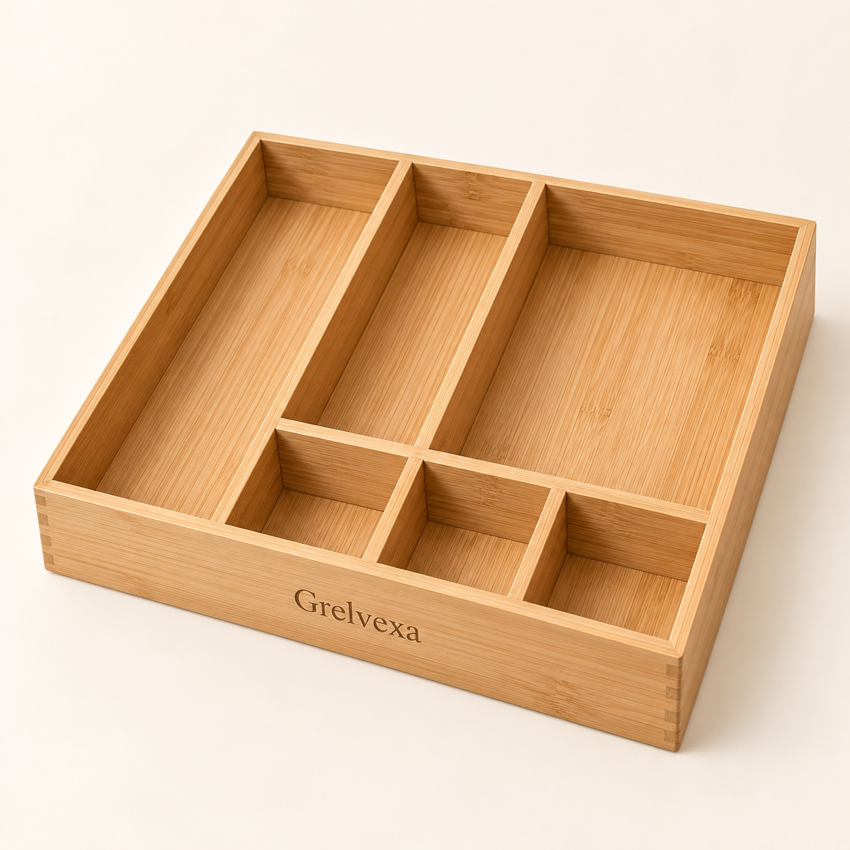 Grelvexa Alder Bamboo Drawer Organizer