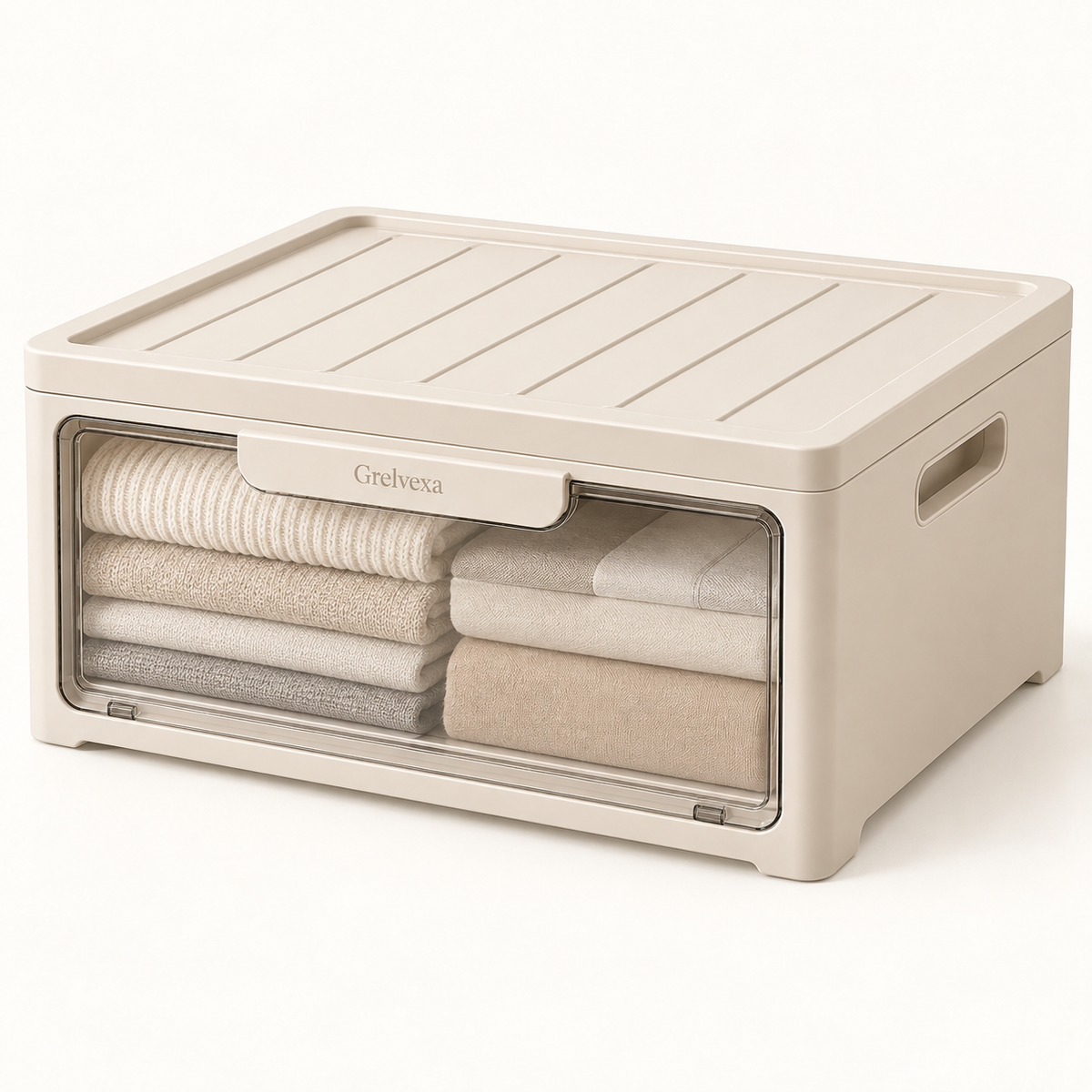 Grelvexa Noma Front-Opening Wardrobe Storage Box