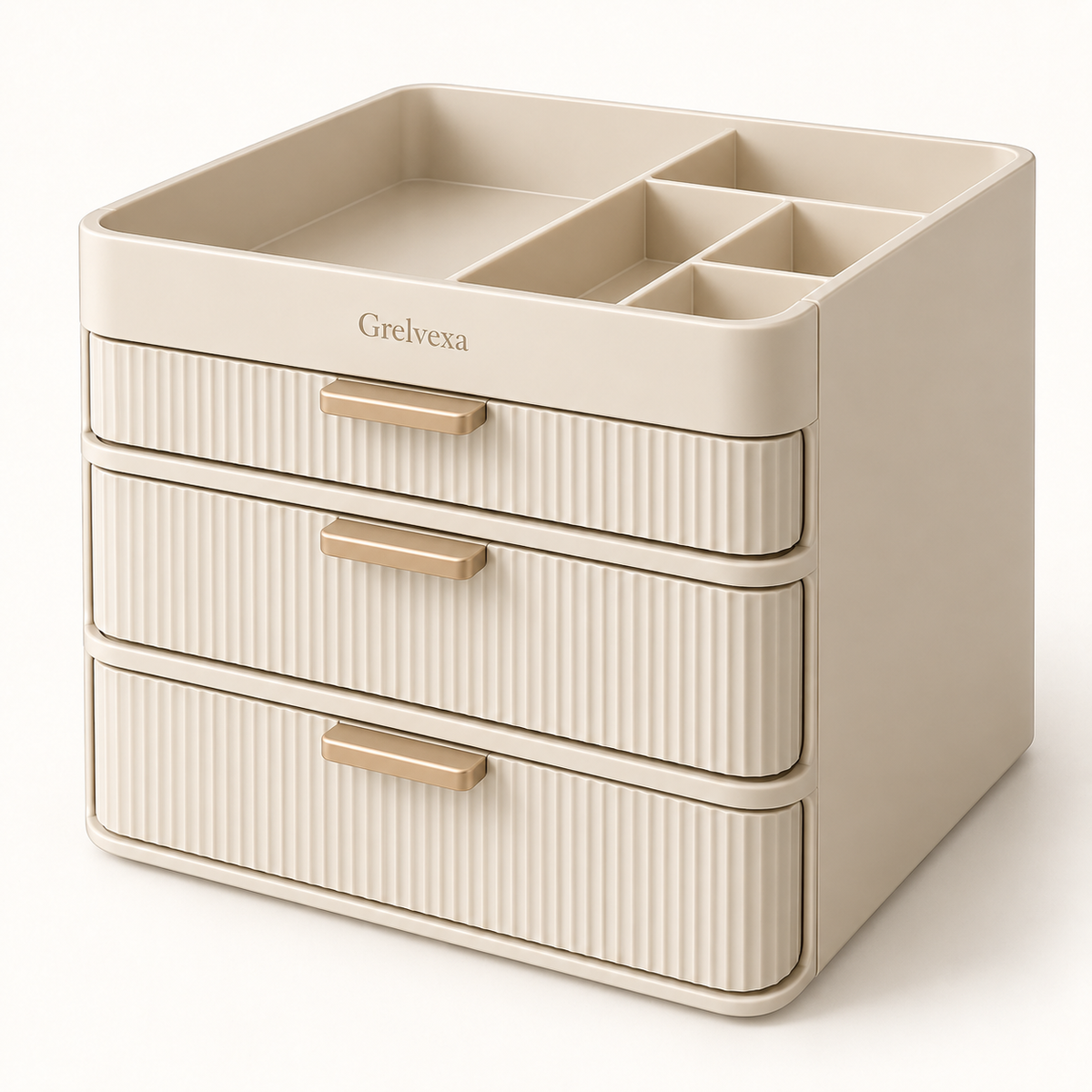 Grelvexa Elio 3-Drawer Desktop Organizer