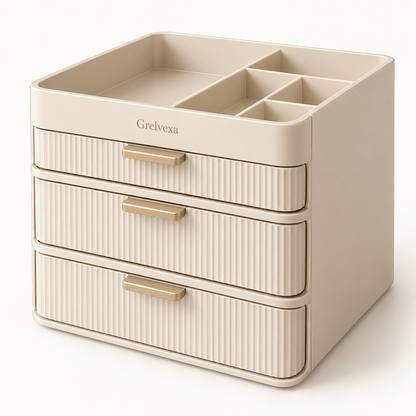 Grelvexa Elio 3-Drawer Desktop Organizer