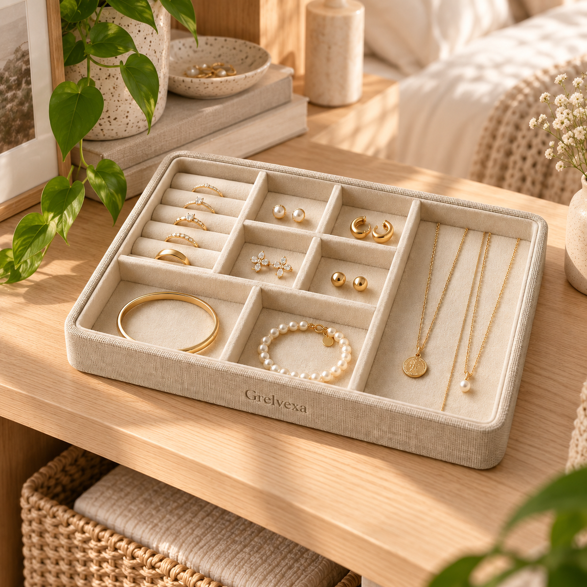 Grelvexa Elara Jewelry Organizer Tray